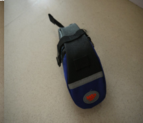 Bicycle bike bag riding bag saddle bag tube bag front frame bag with a hole mobile phone bag