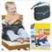 TOMY3合1 妈咪袋宝宝坐椅可携带折叠儿童餐椅垫 婴儿尿垫图
