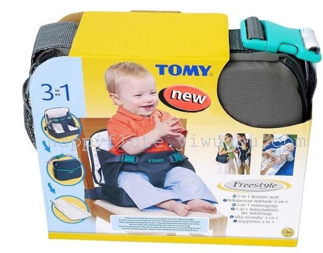 TOMY3合1 妈咪袋宝宝坐椅可携带折叠儿童餐椅垫 婴儿尿垫详情图4