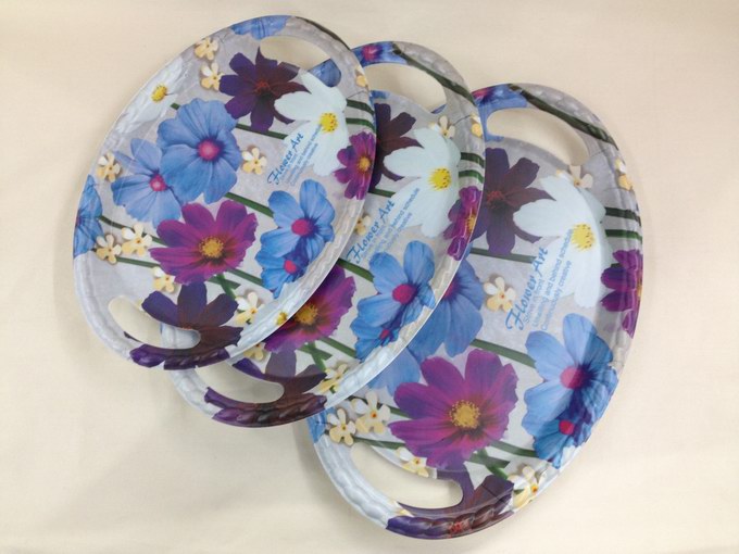 Melamine plates, trays, resin trays, melamine frosted trays mai Specification image