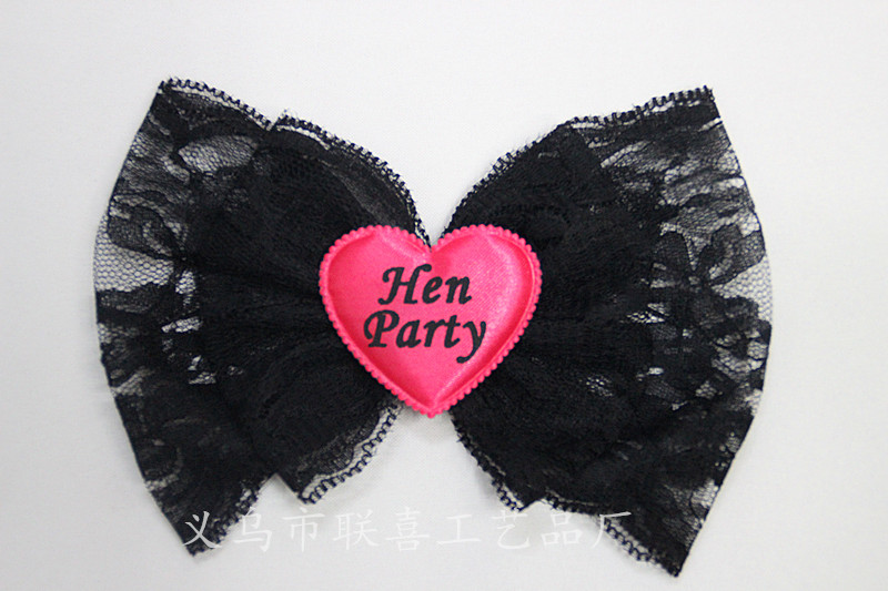 hen party 马口铁胸花 庆典 节日生日派对舞会胸花