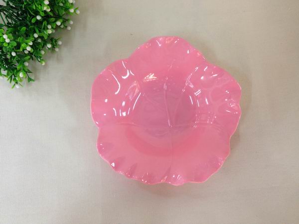 Melamine plastic candy plate, dried fruit plate, wedding fruit plate, fruit plate, lotus leaf plate, dhdbb details Picture