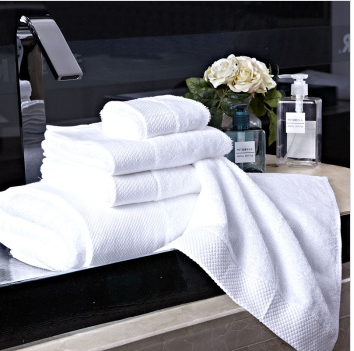 Five-star hotel pure cotton, platinum satin, large bath towels, small square towels