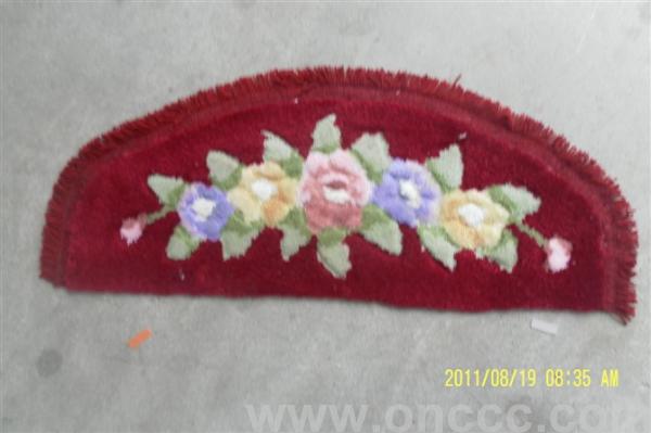 楼梯垫 红色 半圆行 防滑防水 柔软舒适 容易清理