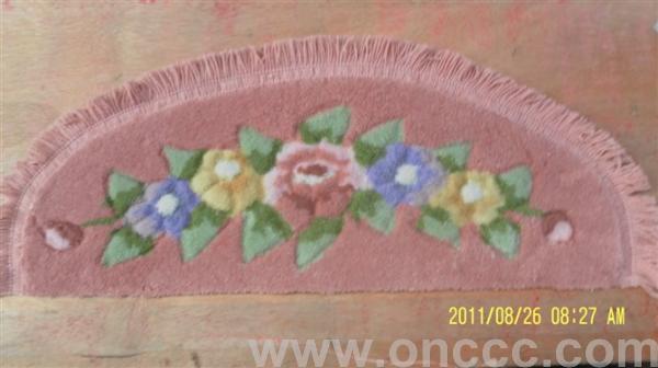 楼梯垫 红色 半圆行 防滑防水 柔软舒适 容易清理