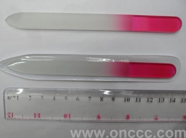 Nail file, polishing file, thickness 0.2 cm, length 14 cm, width 1.2 cm