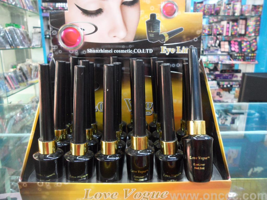 Liquid eyeliner waterproof liquid eyeliner or suction card installed. Each pack contains 24 units