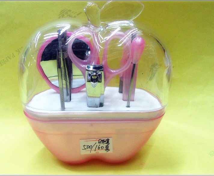 Apple manicure set stainless steel nail set beauty tool 8 sets thumbnail