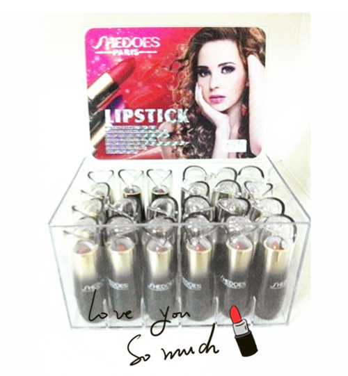 8112 lipstick and 24 acrylic boxes