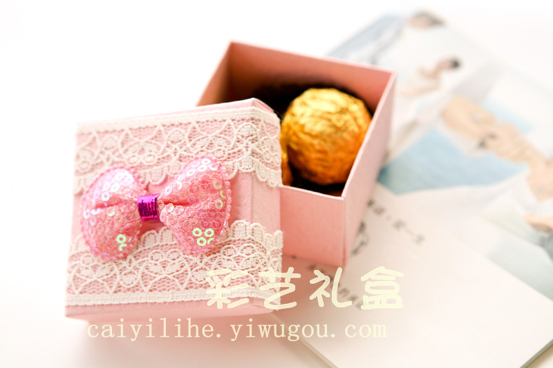 Candy Box Gift Box Diy Chocolate Box Cy. Western Lace Specification drawing