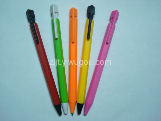 Ball point pen, advertising ball point pen