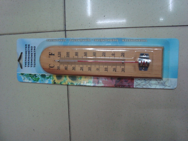 Wood thermometer thermometer Indoor thermometer Household items