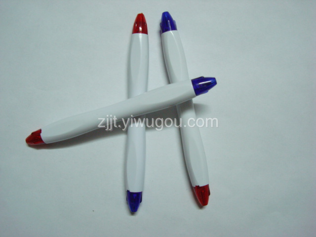 Double - headed double - color ballpoint pen, advertising ballpoint pen