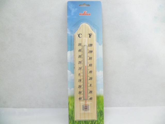 Factory direct sales of high-quality wooden glass thermometer rods and glass-plastic indoor and outdoor thermometers details Picture
