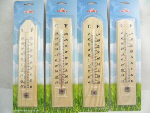 A023 Wooden thermometer, glass thermometer, bimetallic thermometer, indoor and outdoor thermometer Specification image