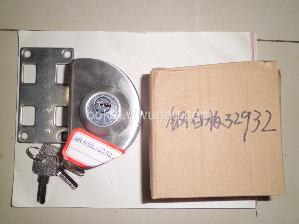 Glass door lock Steel whiteboard door lock