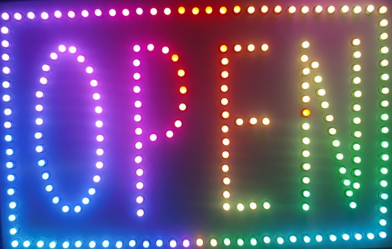 led穿孔灯 外露灯 全彩穿孔灯