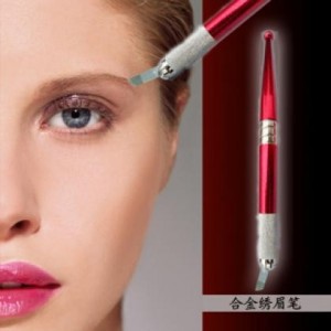 纹绣笔/雕眉专用笔 手工纹眉笔 钛合金高级纹眉笔 PCD纹眉色料