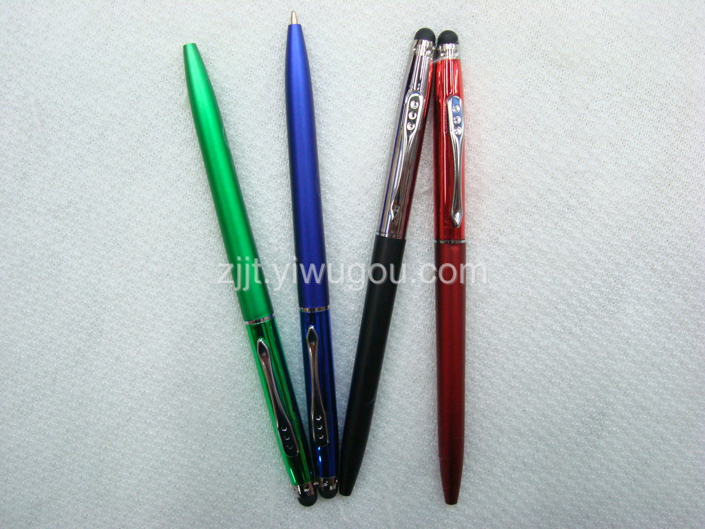 Capacitor pen, stylus ballpoint pen, electronic stylus
