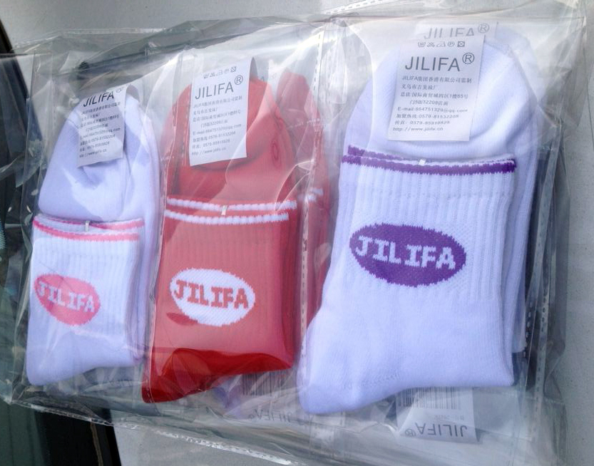 JILIFA cotton socks double needle socks 80% cotton 2527K thumbnail