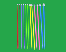 编织工具单头彩色喷塑针2.0mm-12.0mm