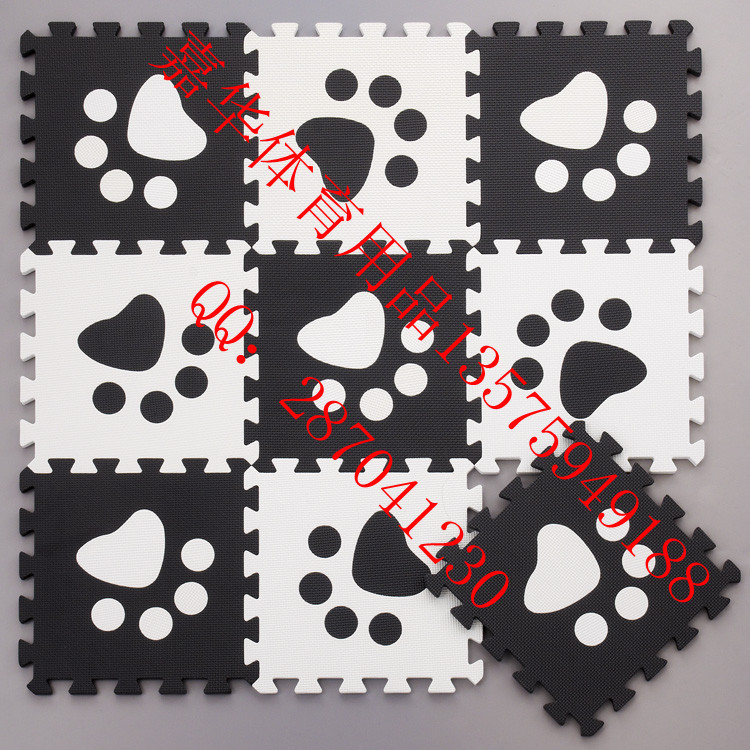EVA地垫 宝宝拼图爬行垫 泡沫垫 黑白系列儿童地垫
