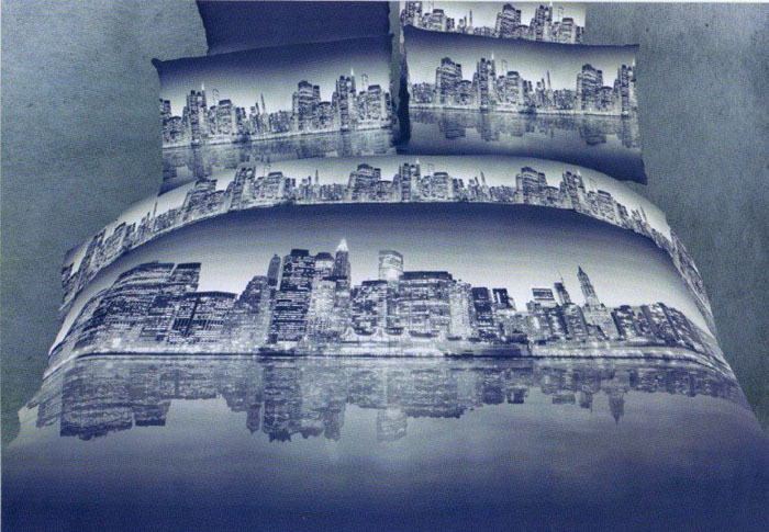 批发零售3D活性油画全棉活性不起球不缩水不变形光滑优质四件套产品图