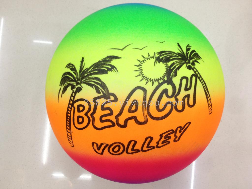 6 inch PVC ball/Rainbow ball/Happy ball/Rehearsal/Colorful volleyball/beach ball