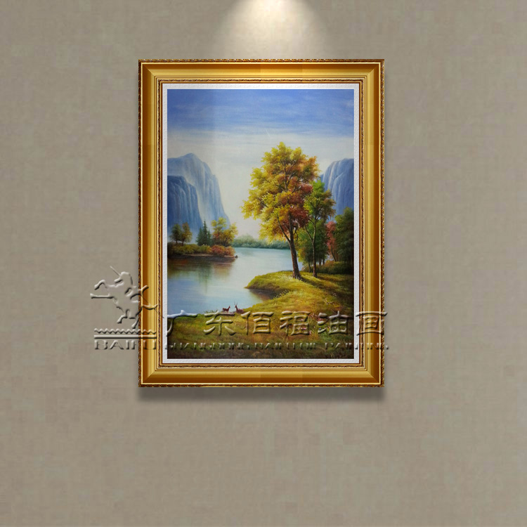 油画 手绘欧式风景油画 客厅 酒店装饰油画 工艺品 装饰画