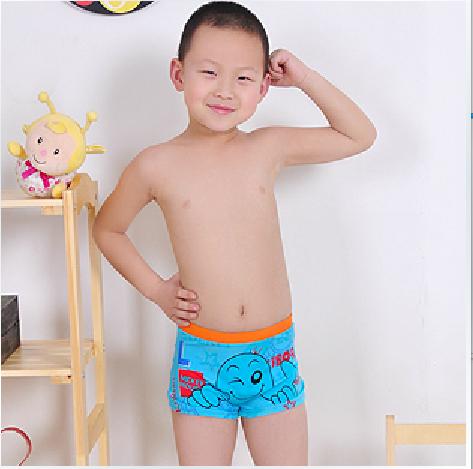 New children's boxer swimsuit cute boy swimsuit boy hot spring swimsuit full figure