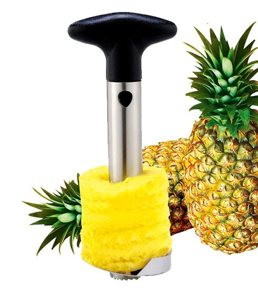 pineapple corer slicer Peel pineapple