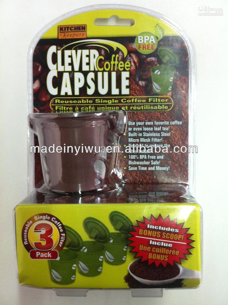 TV product Coffee Funnel Clever Coffee Capsule Coffee Filter set