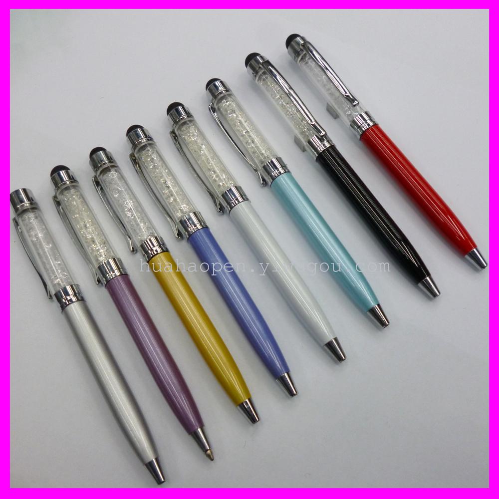 Swarovski water diamond pen, crystal pen, diamond ballpoint pen, Touchscreen pen, crystal capacitive metal pen, Ballpoint pen details Picture