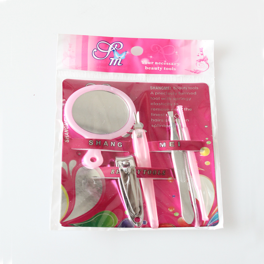 A6美容工具套 眉夹镜子 修眉剪 等多件工具产品图