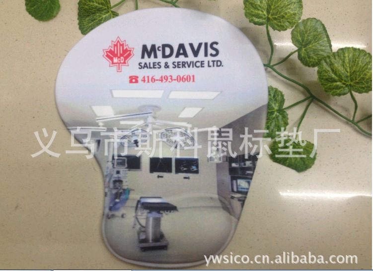 硅胶鼠标垫 护腕鼠标垫，环保鼠标垫 PU鼠标垫 SC1006A细节图