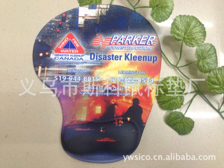 硅胶鼠标垫 护腕鼠标垫，环保鼠标垫 PU鼠标垫 SC1006A产品图