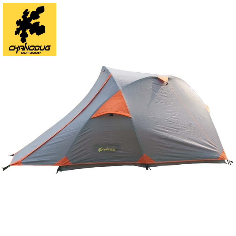 Shano Doge outdoor camping tent double deck multi-person tent for storm protection
