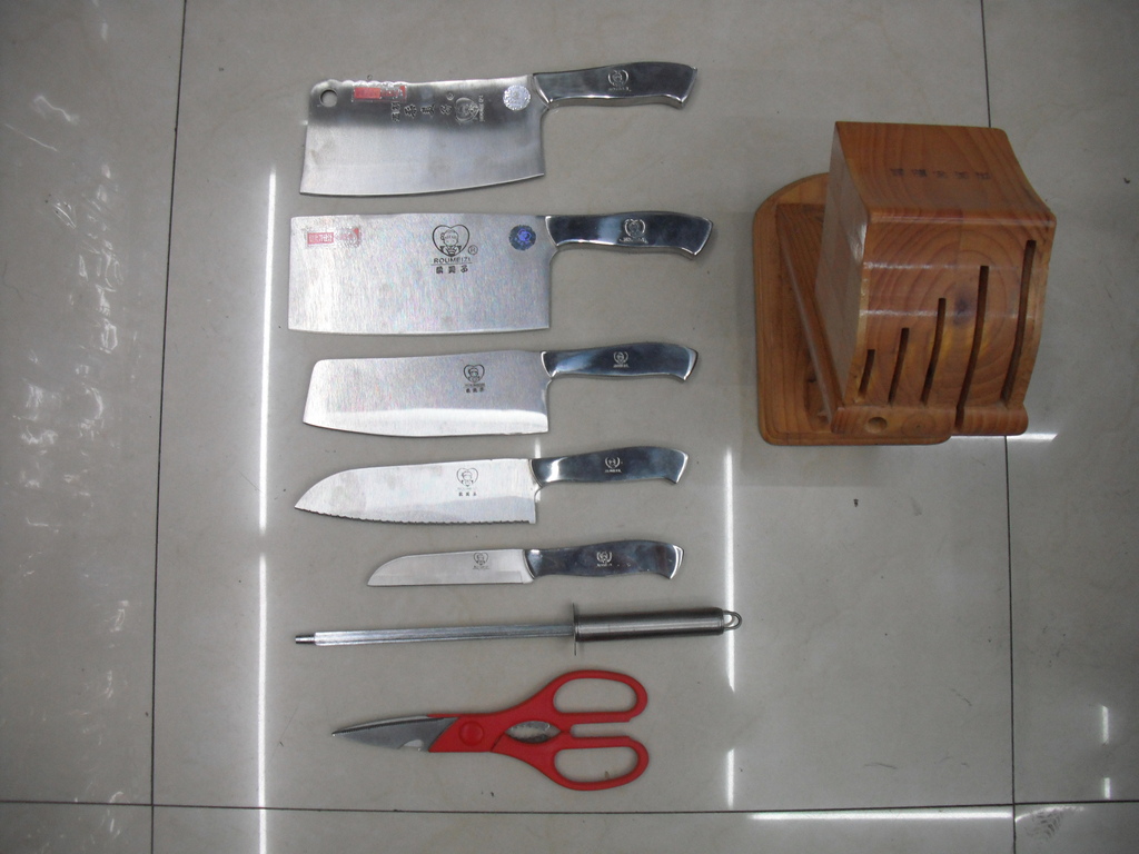 现货供应 高档礼品套刀，组装刀具, 厨房用刀