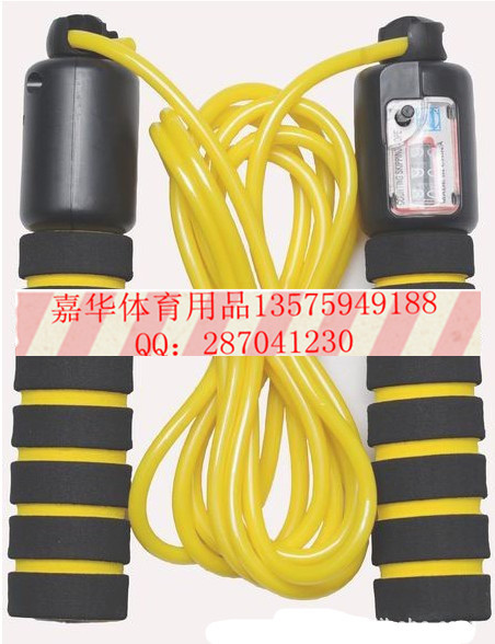 彩色棉套计数 橡胶跳绳机械计数JH100021嘉华体育