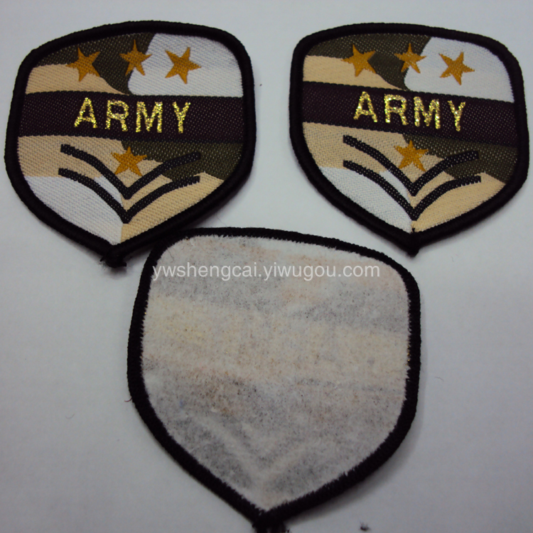 商标 电脑织标织唛 胸牌 镭割锁边织标 外贸主标 衣服领标产品图