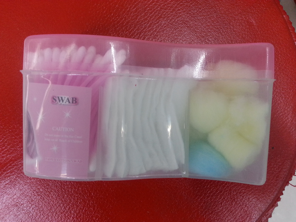 Beauty makeup remover cotton cotton ball cotton swab combination