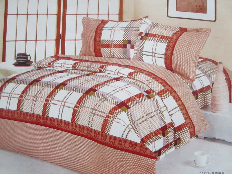 A 4-piece set of peach skin velvet, cheap, brushed, manufacturer Application Scenario