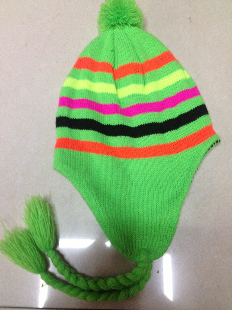 Knitted army cap earwarmers