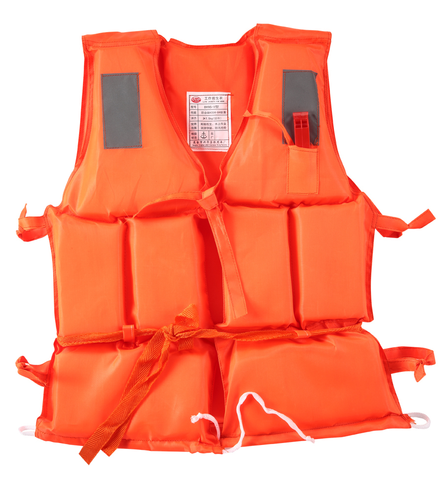 厂家直销 成人国标救生衣 优质轻体浮水材料 95-1