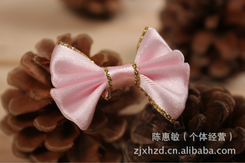 翔鹤织带饰花是鞋帽 礼品 头花头扣等首选 质量上乘细节图