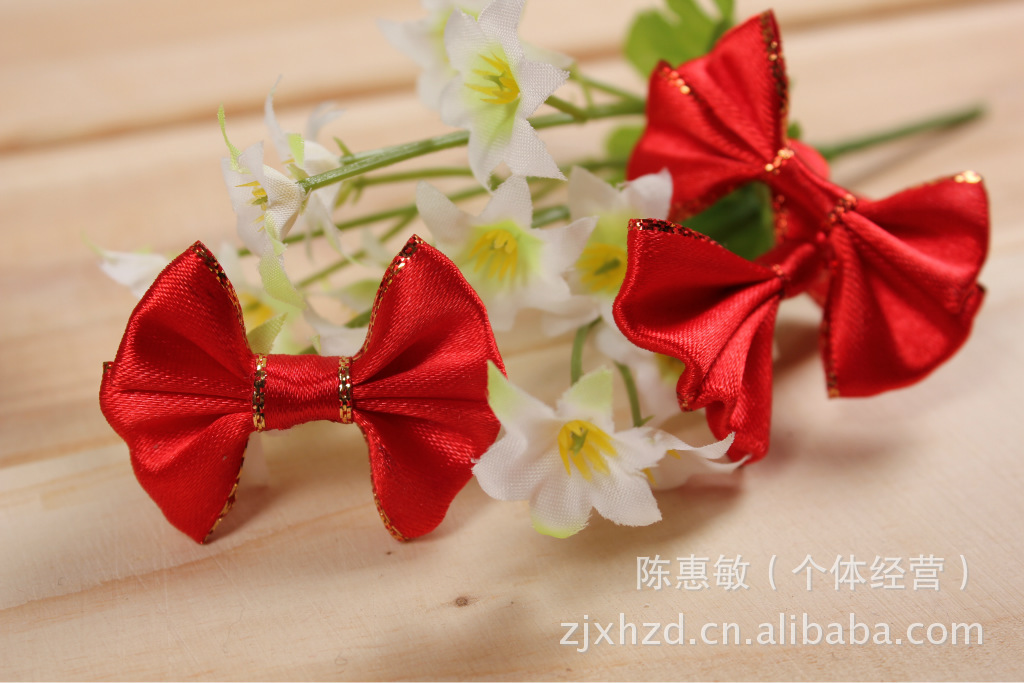 翔鹤织带饰花是鞋帽 礼品 头花头扣等首选 质量上乘产品图