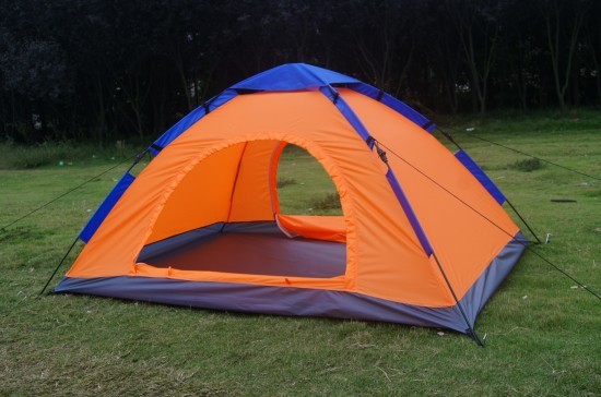 Cabei Outdoor Camping Tent 8880A two-person single-storey automatic tent thumbnail