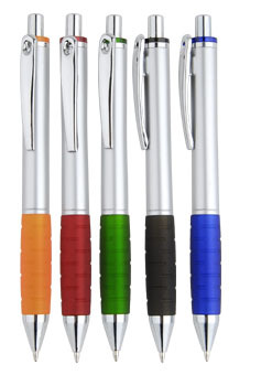 713#银杆圆珠笔礼品笔按压圆珠笔