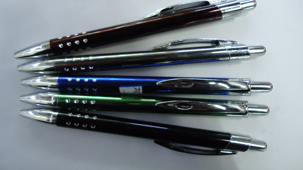 9177#金属笔、圆珠笔圆珠笔礼品笔按压圆珠笔