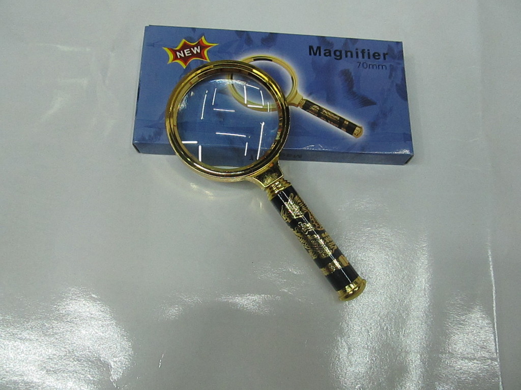 厂家供应精美龙柄系列礼品放大镜|直径50 60 70 80 90MM|标价为70细节图